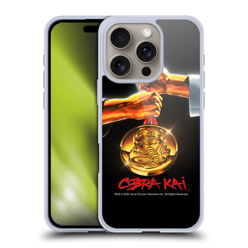 Cobra Kai Graphics Gold Medal Soft Gel Case for Apple iPhone 16 Pro & MagSafe