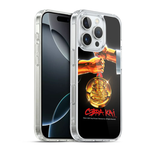 Cobra Kai Graphics Gold Medal Soft Gel Case for Apple iPhone 16 Pro & MagSafe