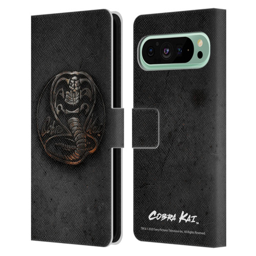 Cobra Kai Graphics Metal Logo Leather Book Wallet Case Cover For Google Pixel 9 Pro XL