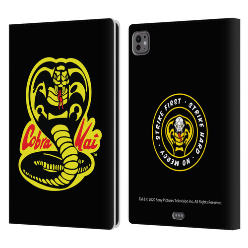 Cobra Kai Graphics Logo Leather Book Wallet Case Cover For Apple iPad Pro 11 M4 2024