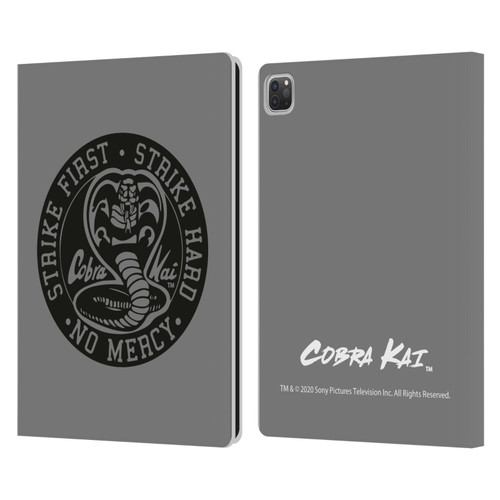 Cobra Kai Graphics Strike Logo 2 Leather Book Wallet Case Cover For Apple iPad Pro 13 M4 2024