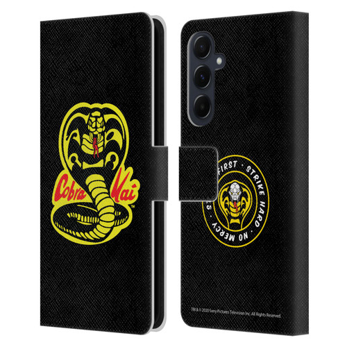 Cobra Kai Graphics Logo Leather Book Wallet Case Cover For Samsung Galaxy A55 5G