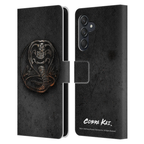 Cobra Kai Graphics Metal Logo Leather Book Wallet Case Cover For Samsung Galaxy M55 5G