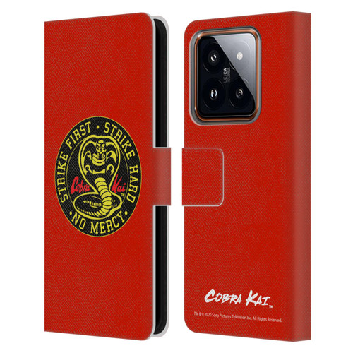 Cobra Kai Graphics Strike Logo Leather Book Wallet Case Cover For Xiaomi 14