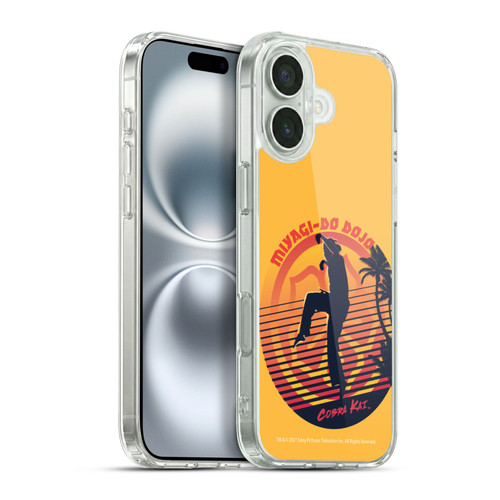 Cobra Kai Key Art Miyagi Do Logo Soft Gel Case for Apple iPhone 16 Plus & MagSafe