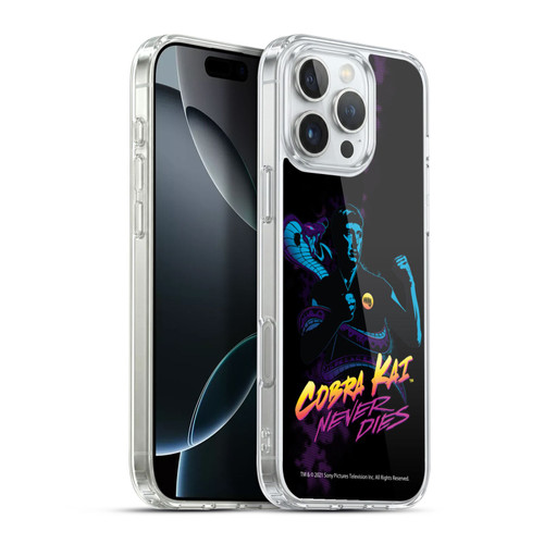 Cobra Kai Key Art Johnny Lawrence Never Dies Soft Gel Case for Apple iPhone 16 Pro Max & MagSafe