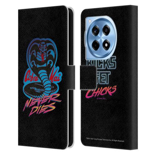 Cobra Kai Key Art Never Dies Logo Leather Book Wallet Case Cover For OnePlus 12R