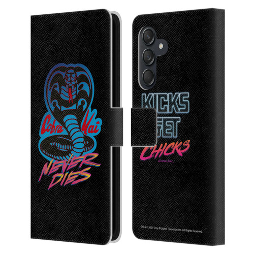 Cobra Kai Key Art Never Dies Logo Leather Book Wallet Case Cover For Samsung Galaxy M55 5G