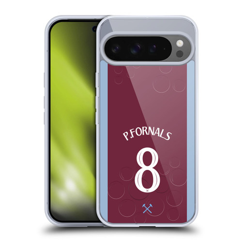 West Ham United FC 2023/24 Players Home Kit Pablo Fornals Soft Gel Case for Google Pixel 9 Pro XL