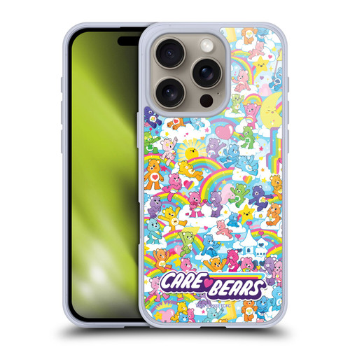 Care Bears 40th Anniversary Rainbow Soft Gel Case for Apple iPhone 16 Pro & MagSafe
