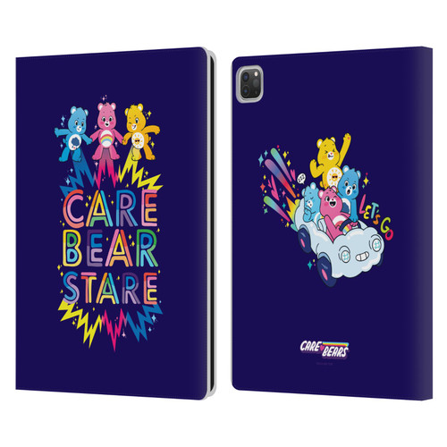Care Bears 40th Anniversary Stare Leather Book Wallet Case Cover For Apple iPad Pro 13 M4 2024