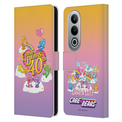 Care Bears 40th Anniversary Celebrate Leather Book Wallet Case Cover For OPPO OnePlus Ace 3V 5G