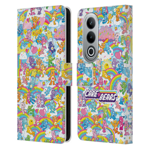 Care Bears 40th Anniversary Rainbow Leather Book Wallet Case Cover For OPPO OnePlus Ace 3V 5G