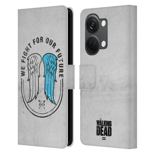 AMC The Walking Dead Daryl Dixon Iconic Wings Leather Book Wallet Case Cover For OnePlus Nord 3 5G