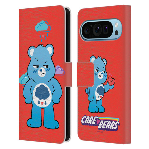 Care Bears Characters Grumpy Leather Book Wallet Case Cover For Google Pixel 9 / Pixel 9 Pro