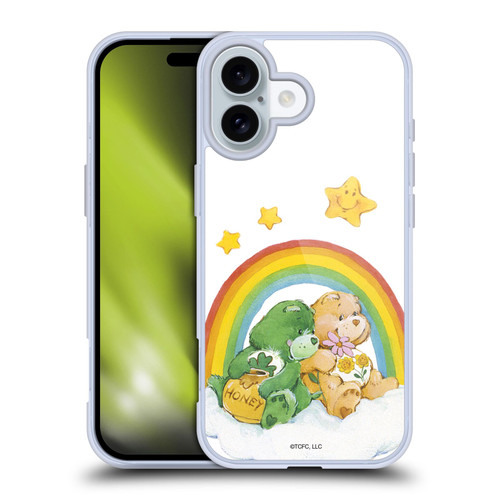 Care Bears Classic Rainbow 2 Soft Gel Case for Apple iPhone 16 & MagSafe