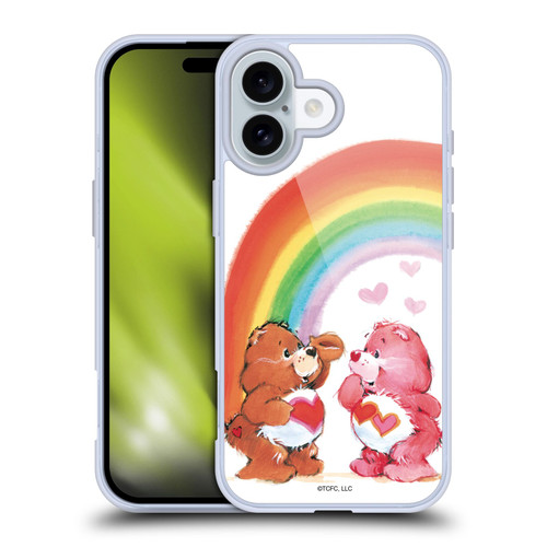 Care Bears Classic Rainbow Soft Gel Case for Apple iPhone 16 & MagSafe