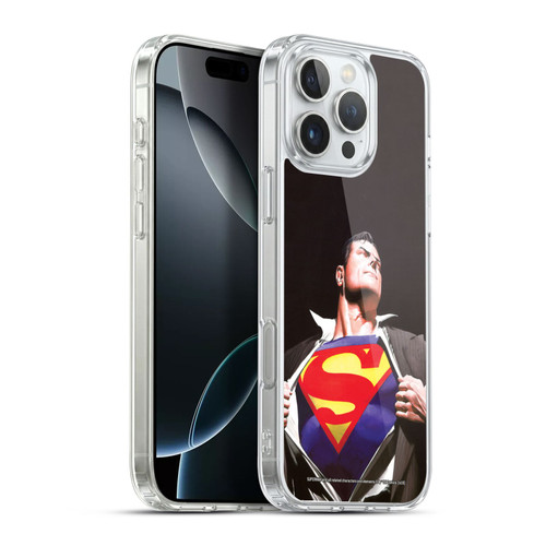 Superman DC Comics Famous Comic Book Covers Forever Soft Gel Case for Apple iPhone 16 Pro Max & MagSafe