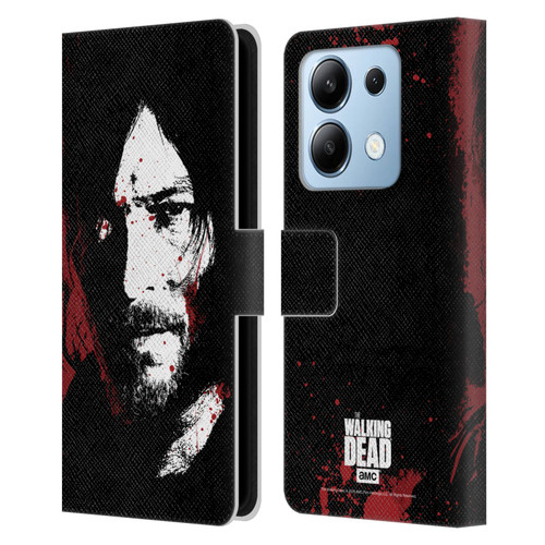 AMC The Walking Dead Gore Blood Bath Daryl Leather Book Wallet Case Cover For Xiaomi Redmi Note 13/13 Pro 5G