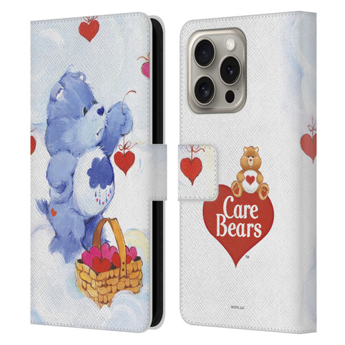Care Bears Classic Grumpy Leather Book Wallet Case Cover For Apple iPhone 16 Pro