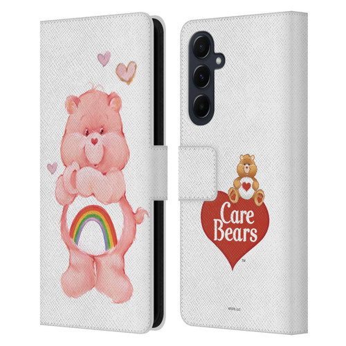 Care Bears Classic Cheer Leather Book Wallet Case Cover For Samsung Galaxy A55 5G