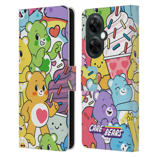 Care Bears Sweet And Savory Character Pattern Leather Book Wallet Case Cover For OnePlus Nord CE 3 Lite 5G