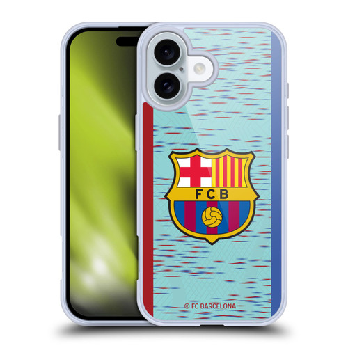 FC Barcelona 2023/24 Crest Kit Third Soft Gel Case for Apple iPhone 16 & MagSafe