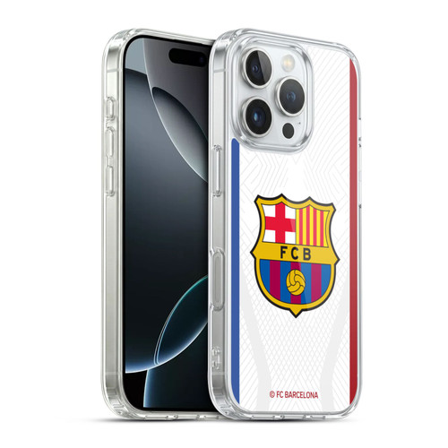 FC Barcelona 2023/24 Crest Kit Away Soft Gel Case for Apple iPhone 16 Pro & MagSafe