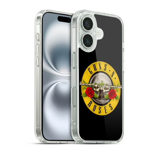 Guns N' Roses Key Art Bullet Logo Soft Gel Case for Apple iPhone 16 & MagSafe