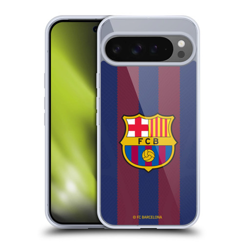 FC Barcelona 2023/24 Crest Kit Home Soft Gel Case for Google Pixel 9 Pro XL