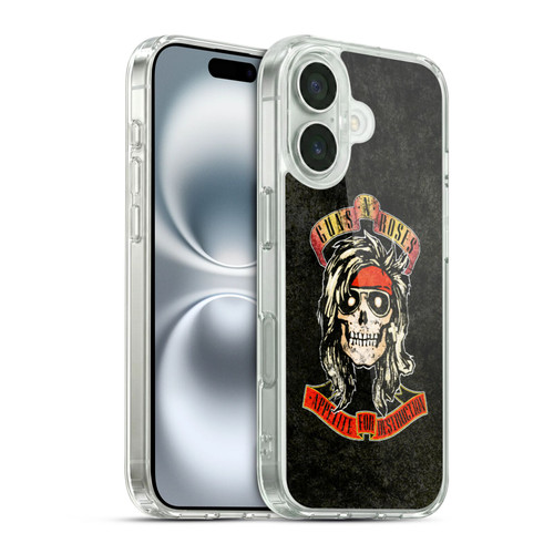 Guns N' Roses Vintage McKagan Soft Gel Case for Apple iPhone 16