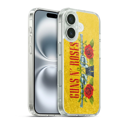 Guns N' Roses Vintage Pistols Soft Gel Case for Apple iPhone 16