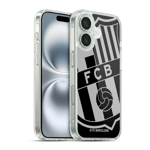 FC Barcelona Crest Oversized Soft Gel Case for Apple iPhone 16 & MagSafe