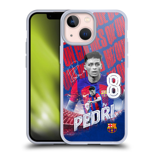 FC Barcelona 2023/24 First Team Pedri Soft Gel Case for Apple iPhone 13 Mini & MagSafe