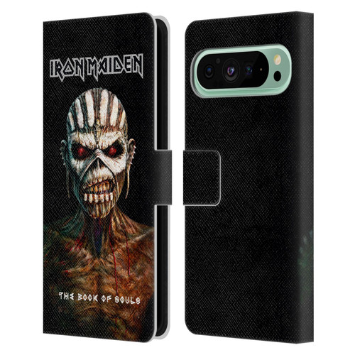 Iron Maiden Album Covers The Book Of Souls Leather Book Wallet Case Cover For Google Pixel 9 Pro XL