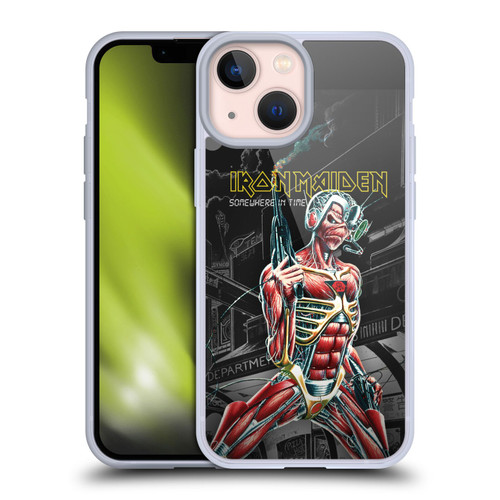 Iron Maiden Album Covers Somewhere Soft Gel Case for Apple iPhone 13 Mini