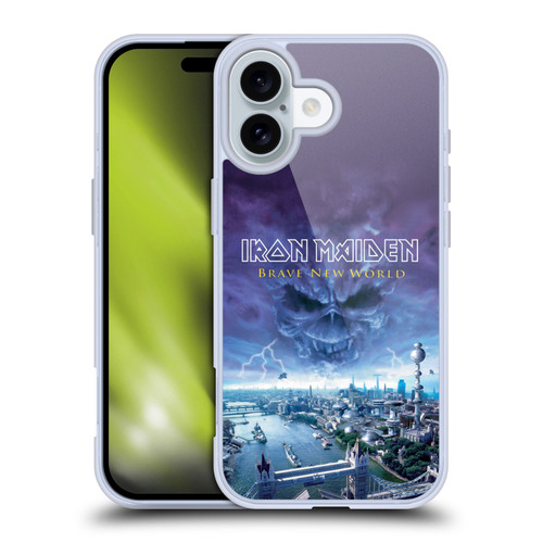 Iron Maiden Album Covers Brave New World Soft Gel Case for Apple iPhone 16
