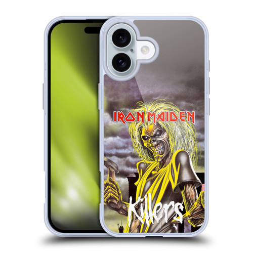 Iron Maiden Album Covers Killers Soft Gel Case for Apple iPhone 16