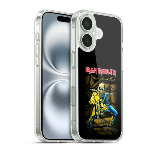 Iron Maiden Album Covers Piece Of Mind Soft Gel Case for Apple iPhone 16 & MagSafe