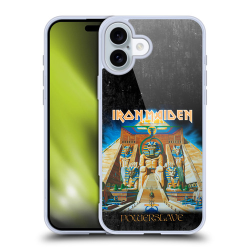Iron Maiden Album Covers Powerslave Soft Gel Case for Apple iPhone 16 Plus
