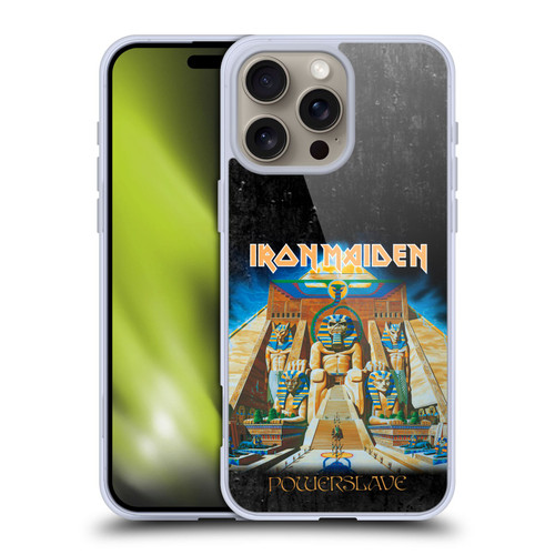 Iron Maiden Album Covers Powerslave Soft Gel Case for Apple iPhone 16 Pro Max & MagSafe