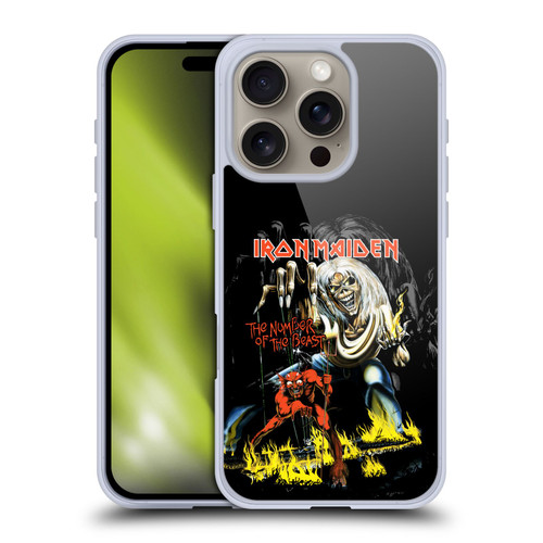 Iron Maiden Album Covers NOTB Soft Gel Case for Apple iPhone 16 Pro