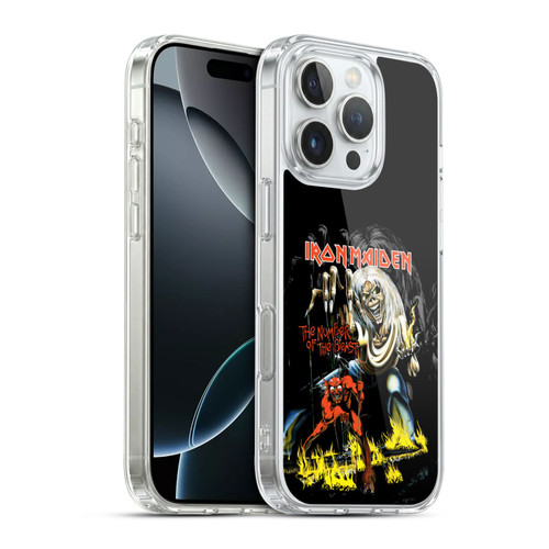 Iron Maiden Album Covers NOTB Soft Gel Case for Apple iPhone 16 Pro & MagSafe