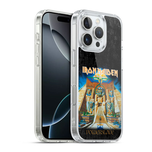 Iron Maiden Album Covers Powerslave Soft Gel Case for Apple iPhone 16 Pro & MagSafe