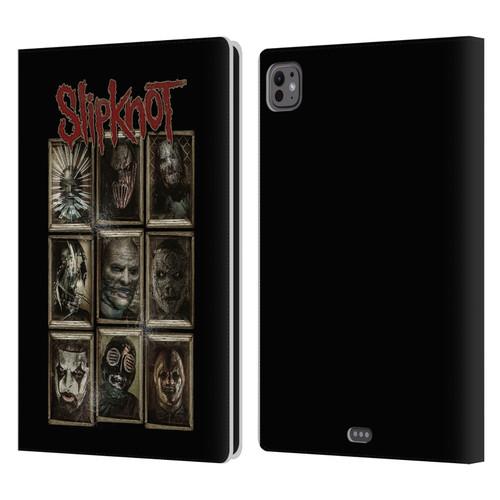 Slipknot Key Art Covered Faces Leather Book Wallet Case Cover For Apple iPad Pro 11 M4 2024