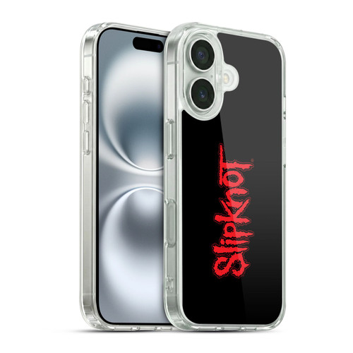 Slipknot Key Art Text Soft Gel Case for Apple iPhone 16
