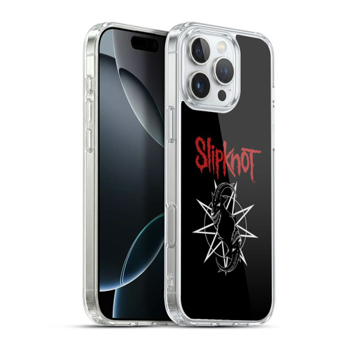 Slipknot Key Art Goat Logo Soft Gel Case for Apple iPhone 16 Pro Max