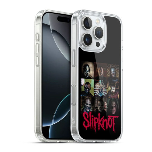 Slipknot Key Art Blocks Soft Gel Case for Apple iPhone 16 Pro
