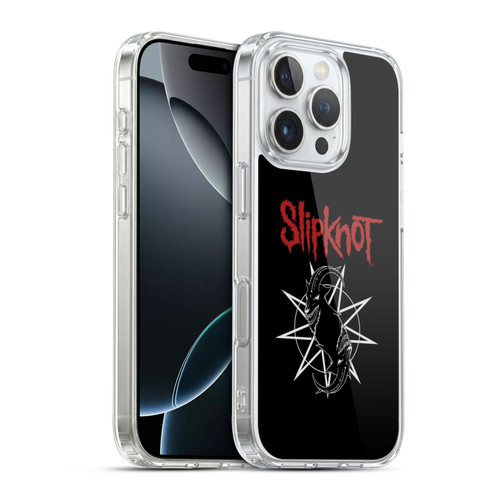 Slipknot Key Art Goat Logo Soft Gel Case for Apple iPhone 16 Pro