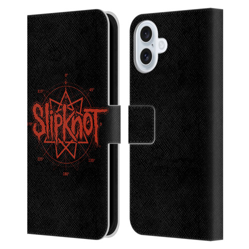 Slipknot Key Art Logo Leather Book Wallet Case Cover For Apple iPhone 16 Plus